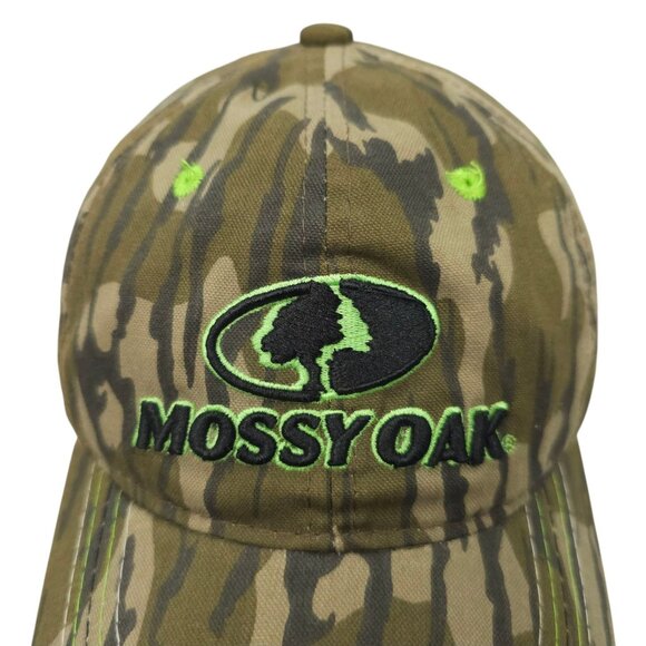 Mossy Oak Camo Snapback Cap Hat Embroidered Logo Contrast Stitch Baseball Hunter - Picture 7 of 13